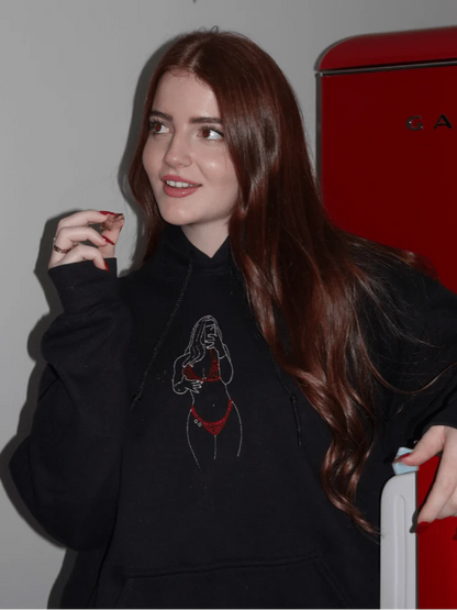 Sweat Personnalisé avec Portrait Spicy Brodé