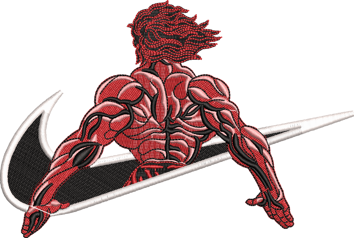 Yujiro Hanma swoosh | Baki