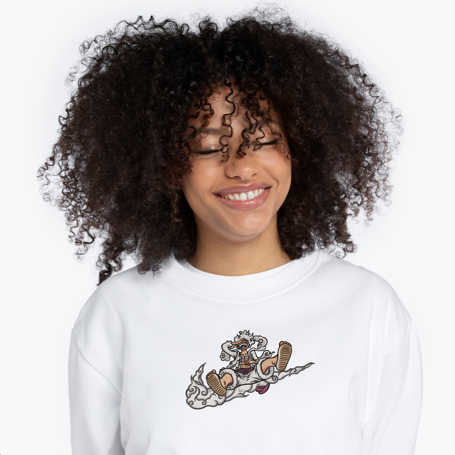 Sweat Brodé Personnalisé Manga