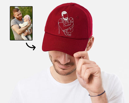 Casquette Personnalisée avec Broderie Outline – Couple & Famille