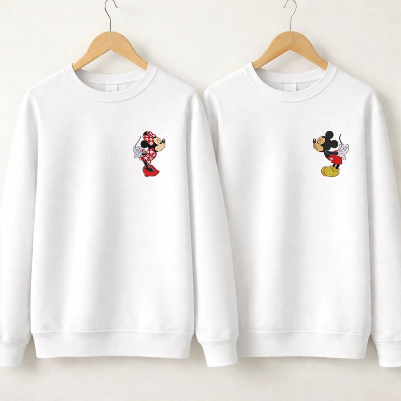 MK & MN | Sweatshirt brodé DUO