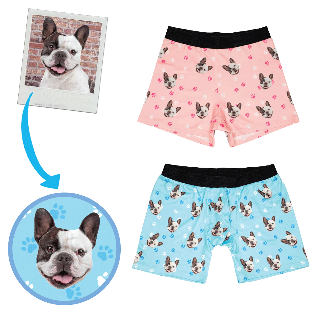 Caleçon Personnalisé – Avec Photo de Votre Animal